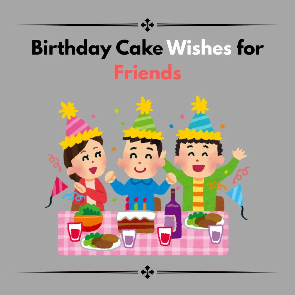 wishes birthday cake