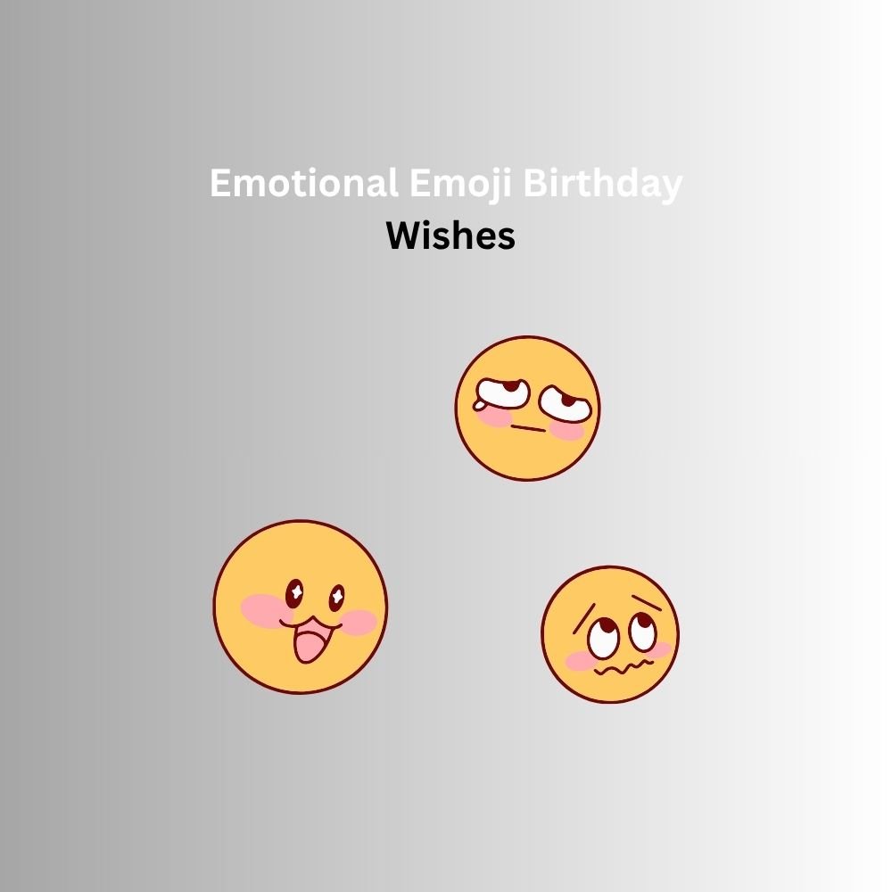 emoji birthday wishes