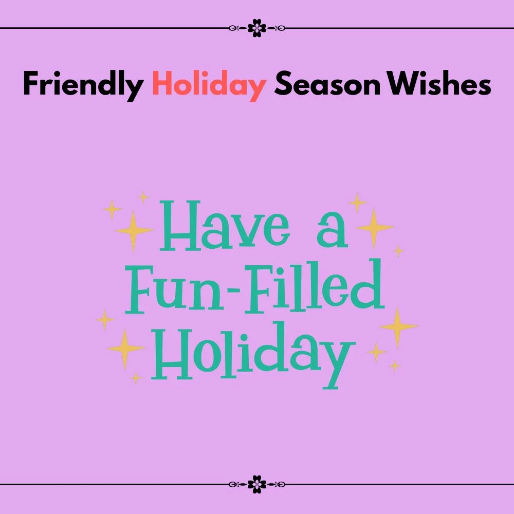 holiday season wishes