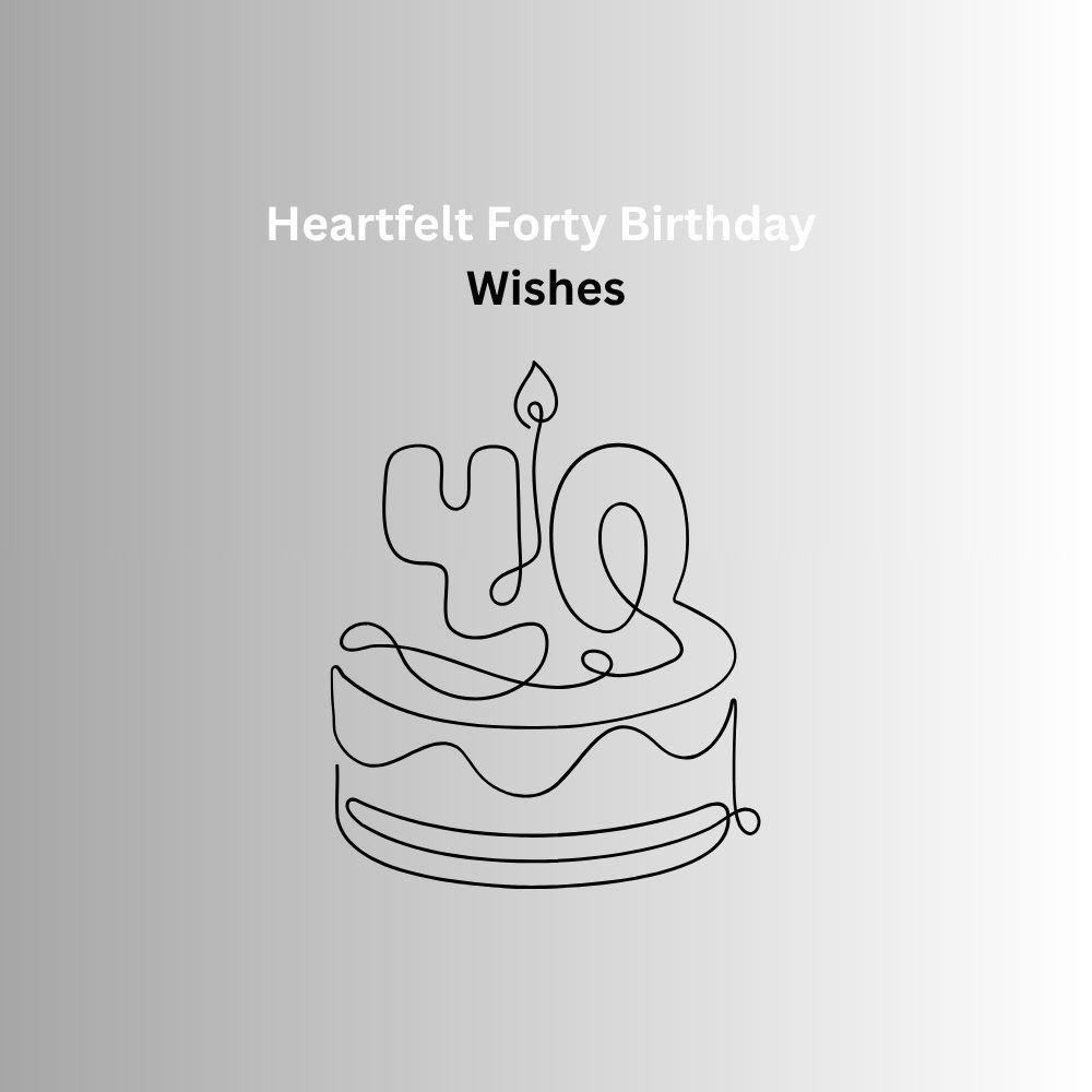 forty birthday wishes