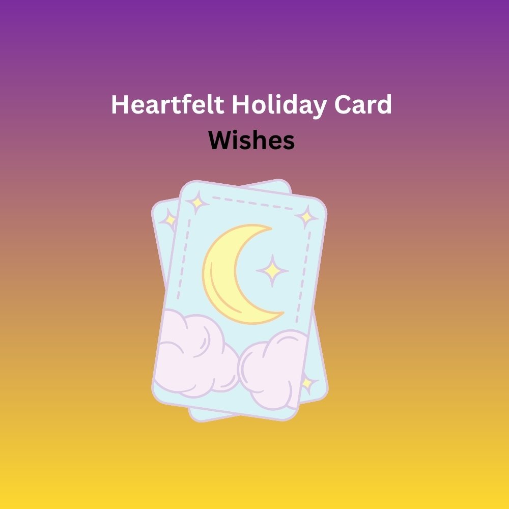 holiday card wishes