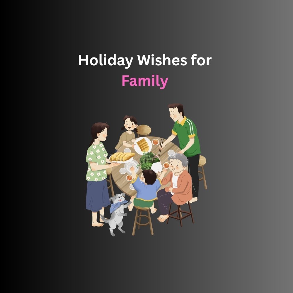 holiday card wishes