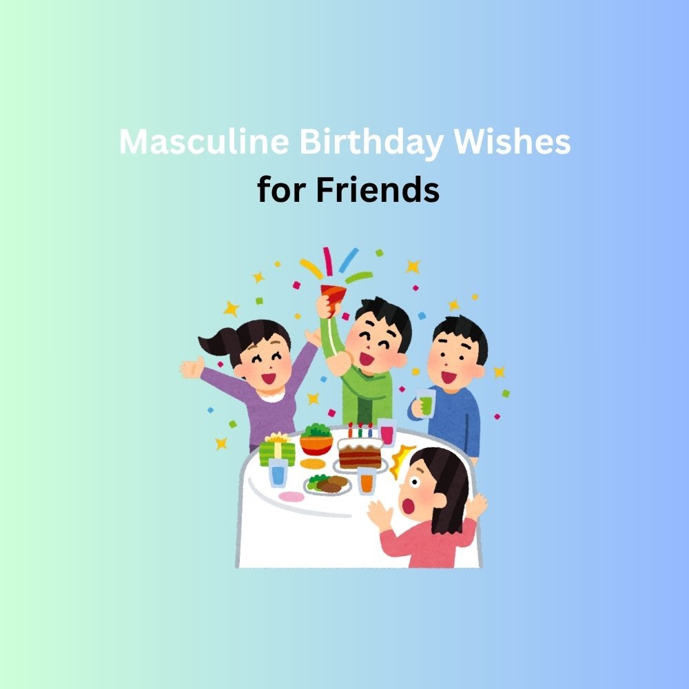 masculine birthday wishes
