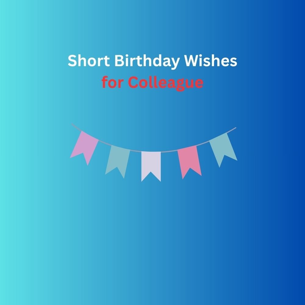birthday wishes colleague