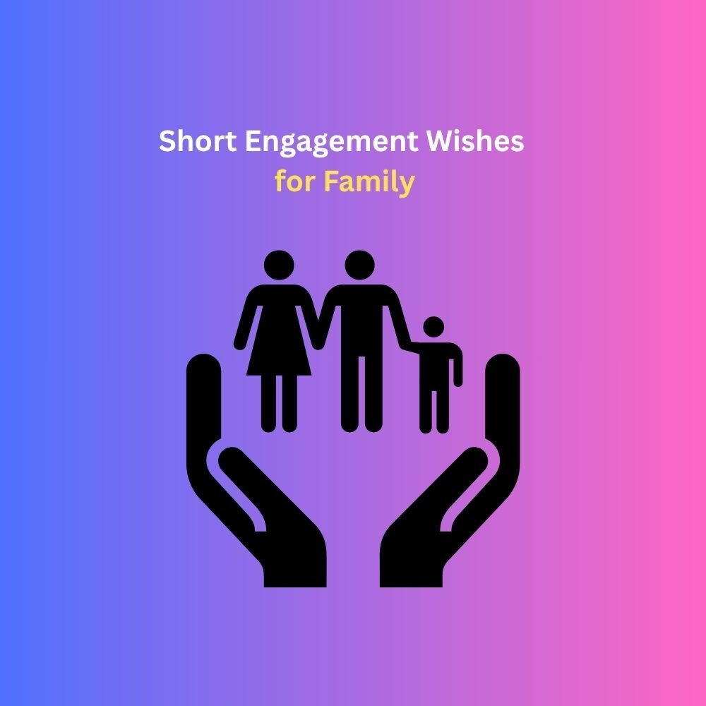 short engagement wishes
