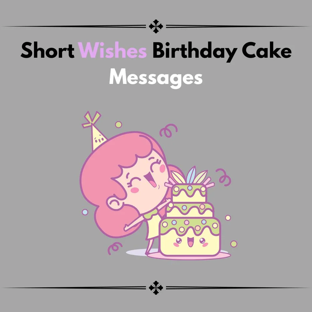 wishes birthday cake