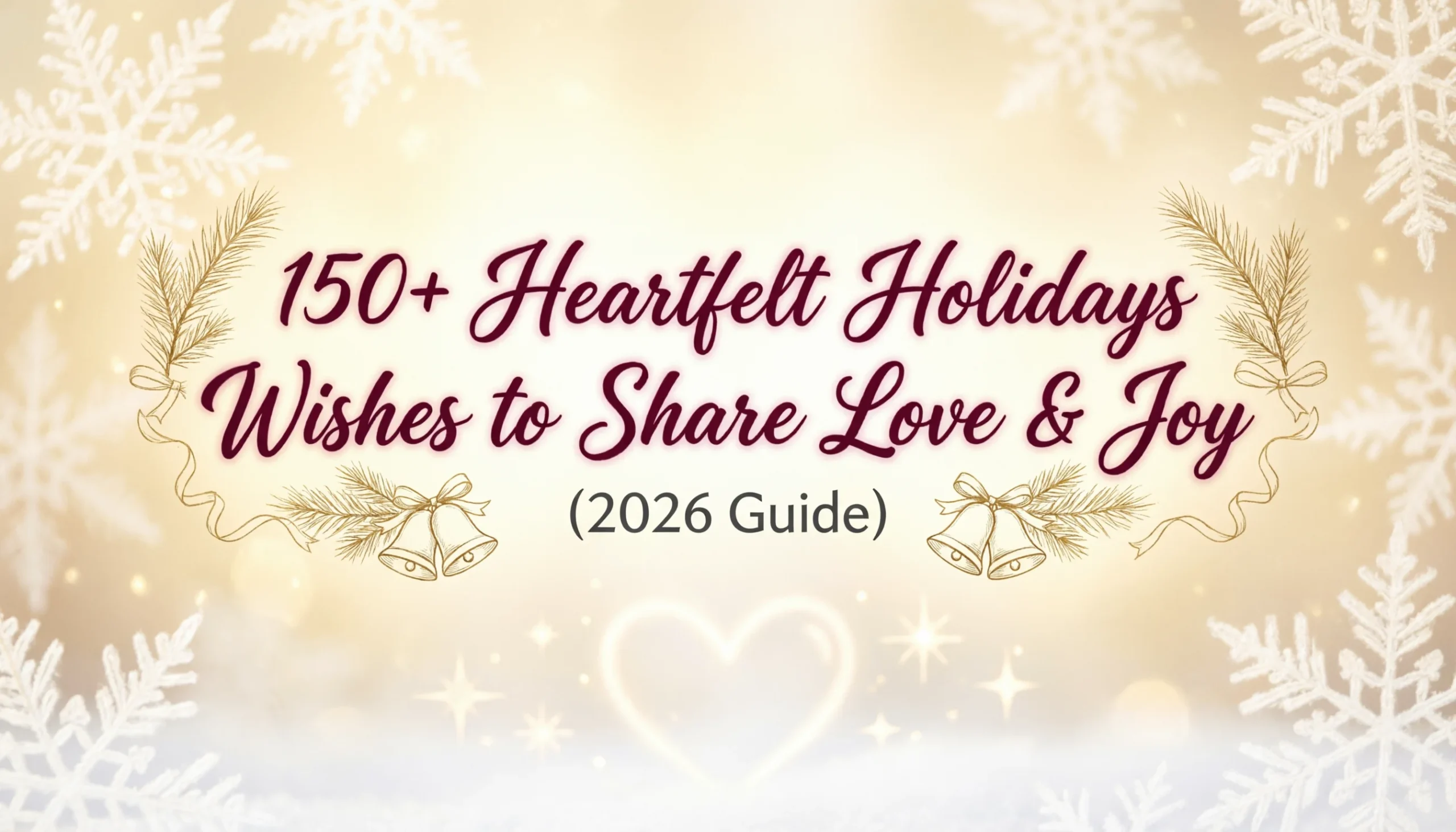 150+ Heartfelt Holidays Wishes to Share Love & Joy (2026 Guide