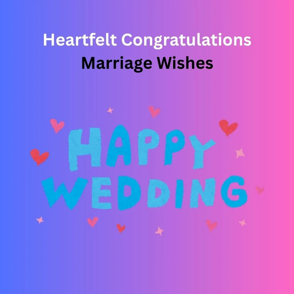 congratulations marriage wishes