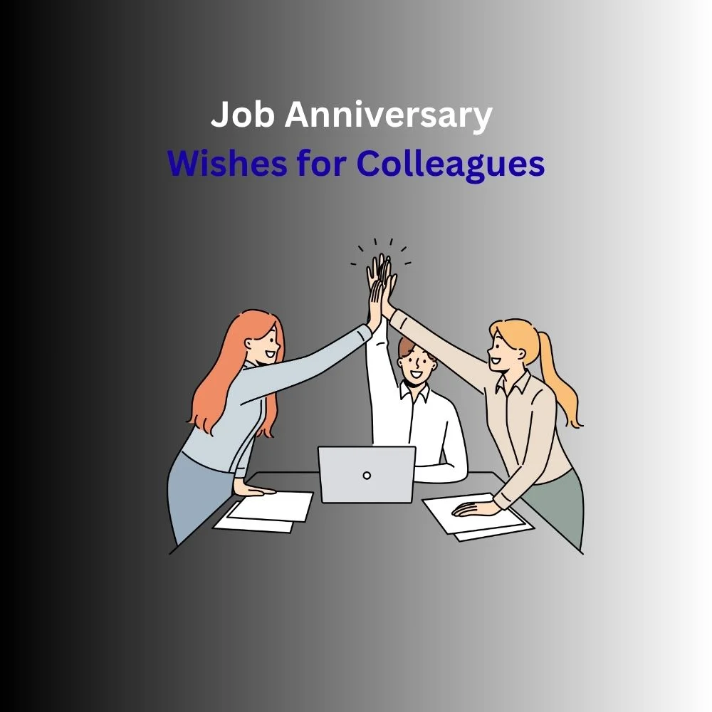 job anniversary wishes