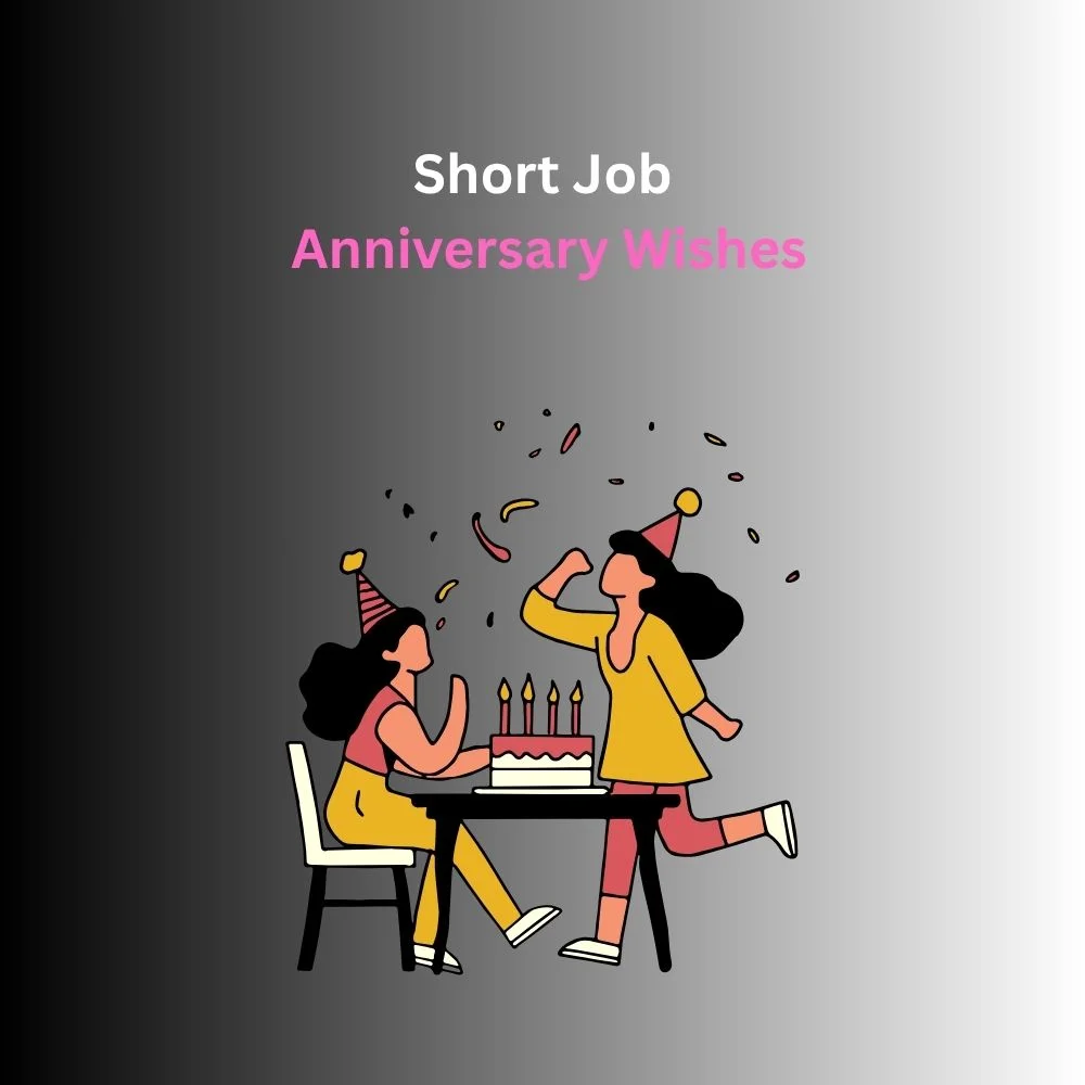 job anniversary wishes