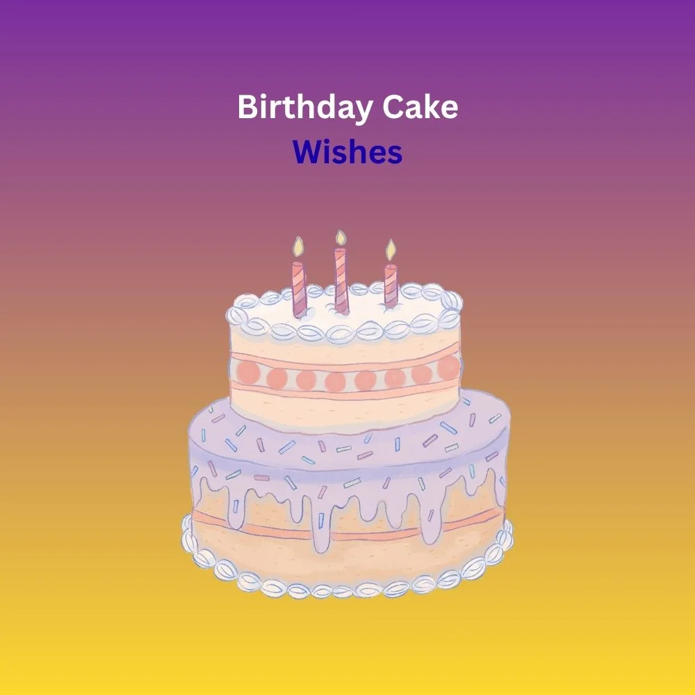 cake with wishes
