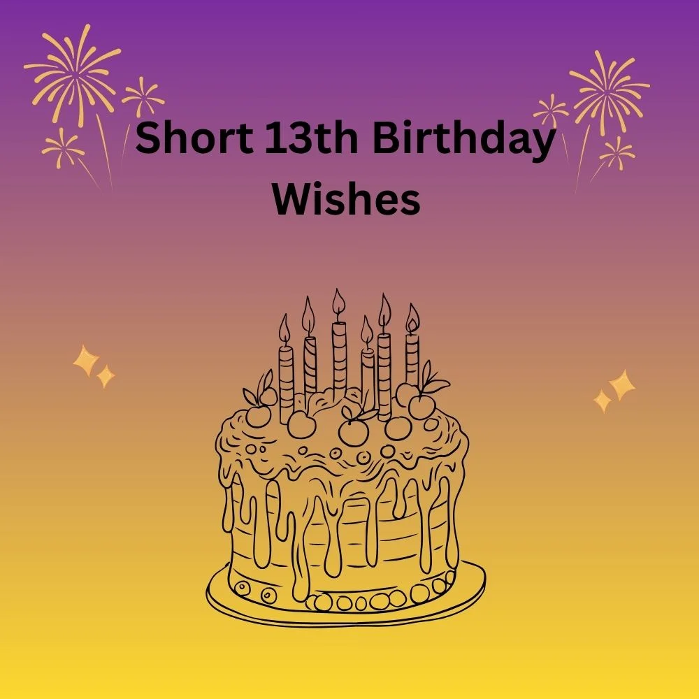 13th birthday wishes