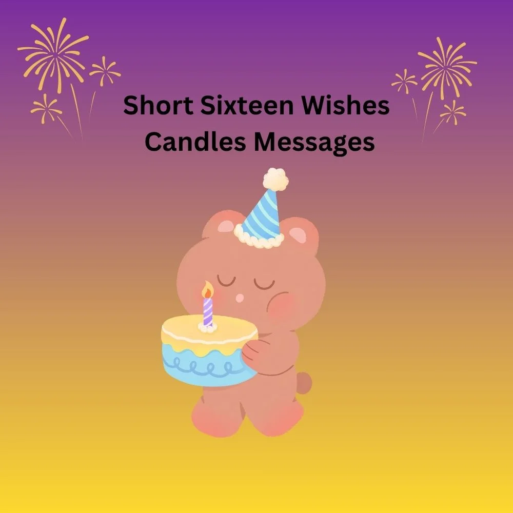 sixteen wishes candles