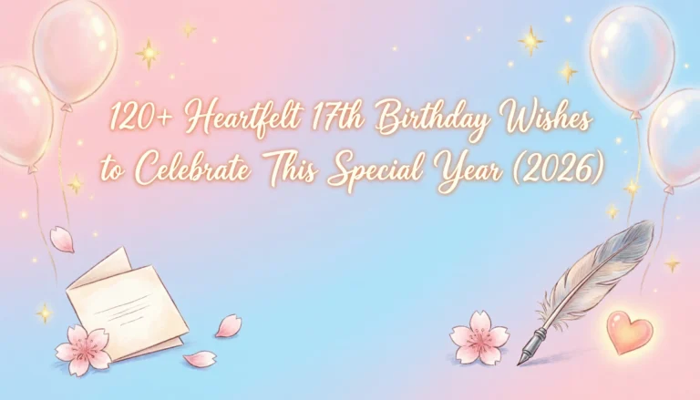 17th birthday wishes