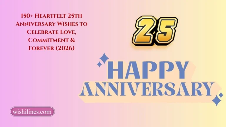 25th anniversary wishes