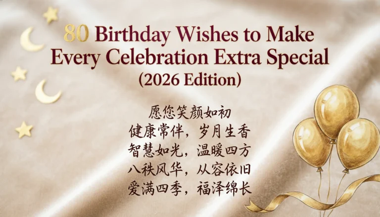 80 birthday wishes