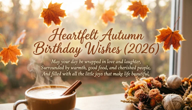 autumn birthday wishes