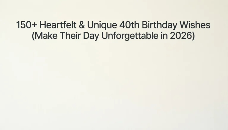 birthday wishes 40th
