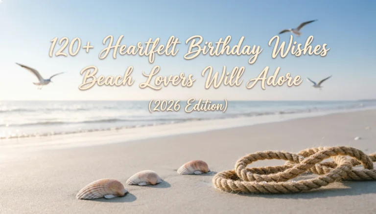 birthday wishes beach