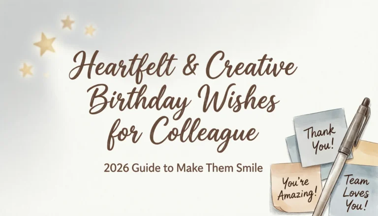 birthday wishes colleague