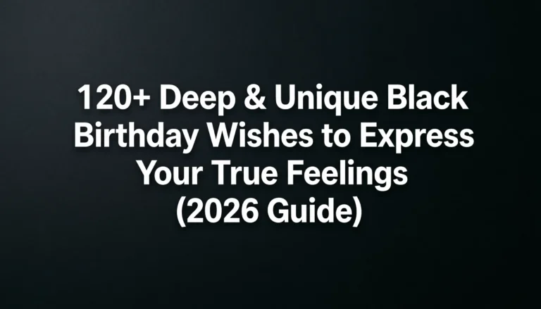 black birthday wishes