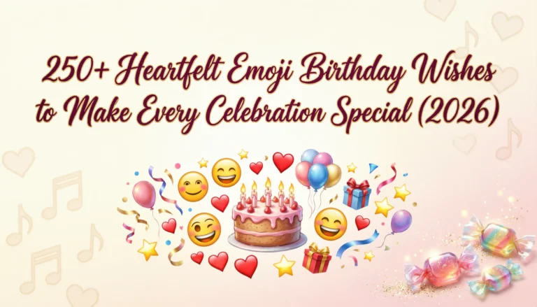emoji birthday wishes