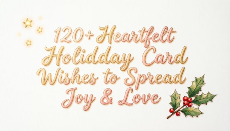 holiday card wishes