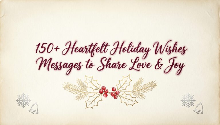 holiday wishes message