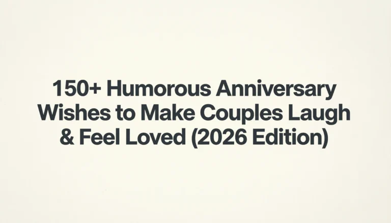 humorous anniversary wishes