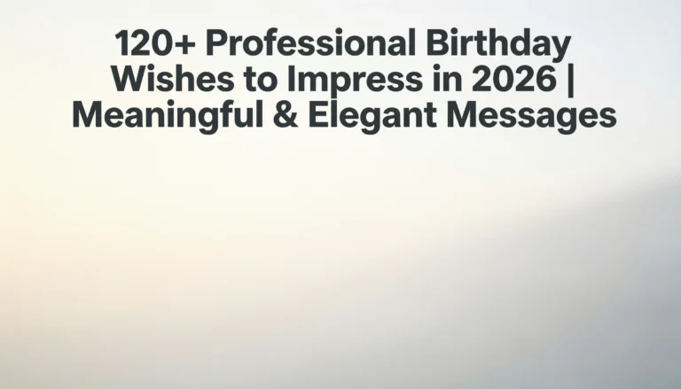 professional birthday wishes