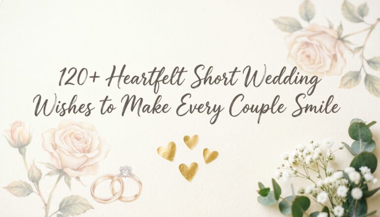 short wedding wishes