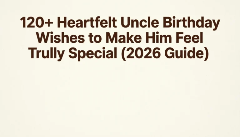 uncle birthday wishes