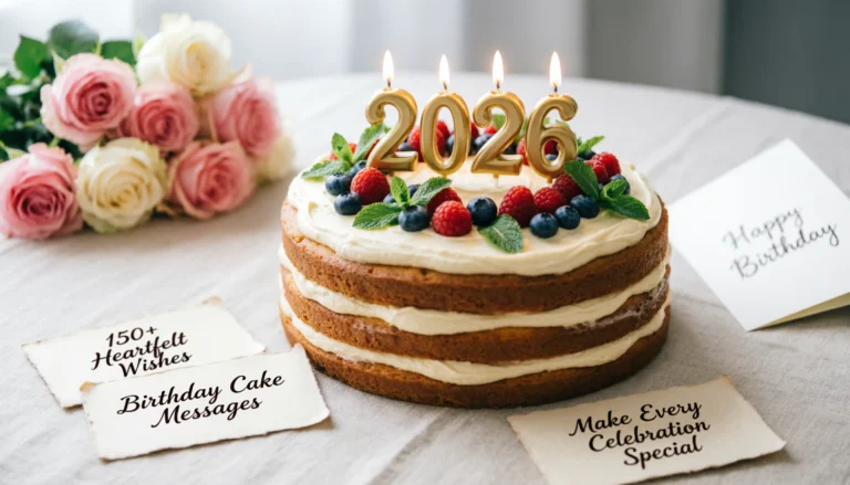 wishes birthday cake