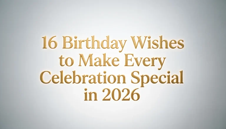 16 birthday wishes