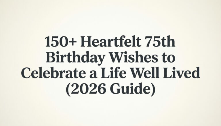 75th birthday wishes