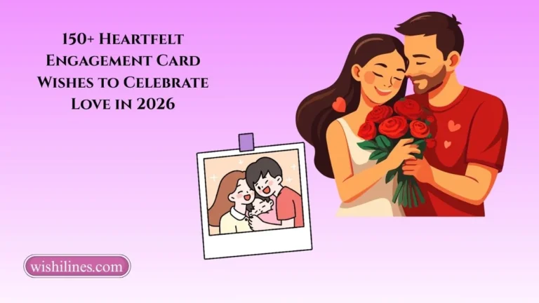 engagement card wishes