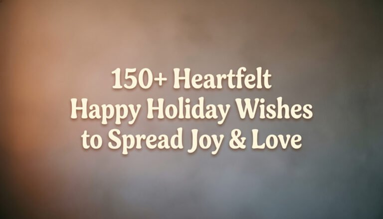 happy holiday wishes