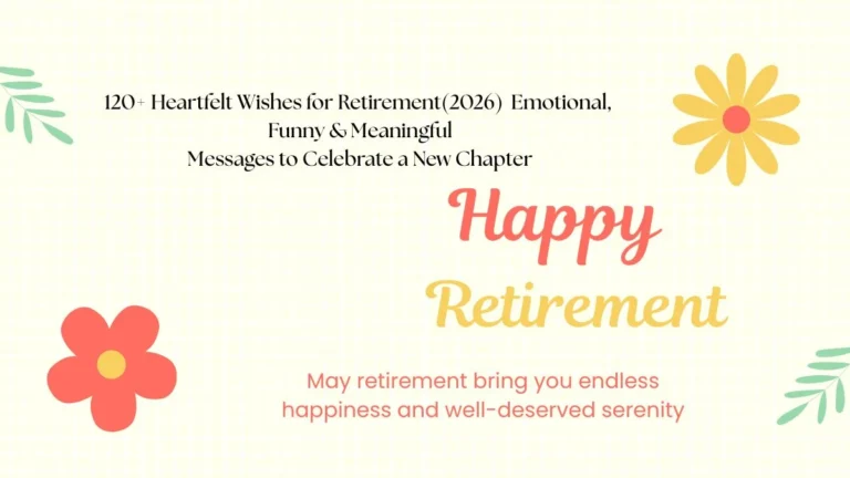 wishes for retirement