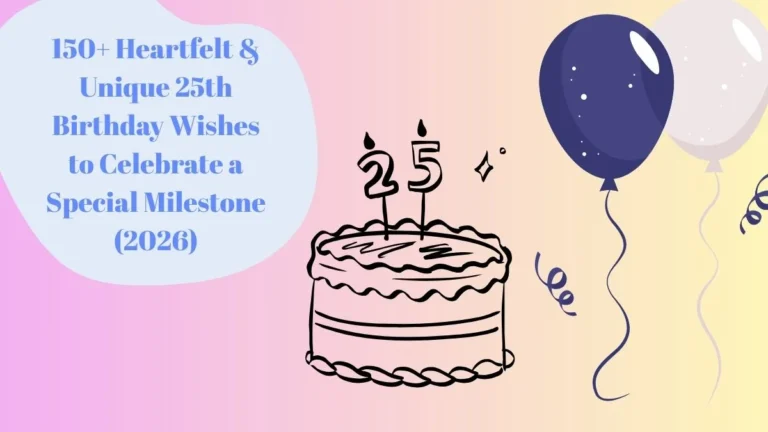 25th birthday wishes