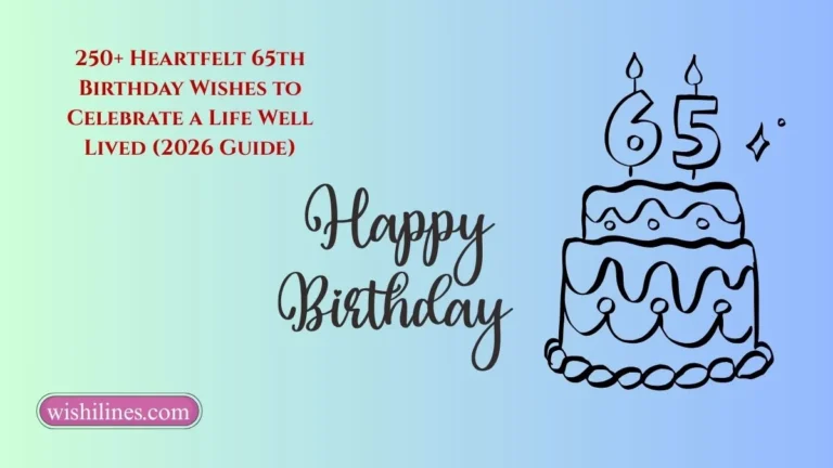 65th birthday wishes