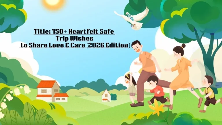 safe trip wishes